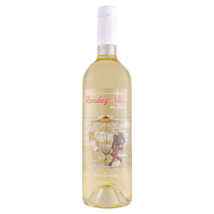 Vin DFR Rendez-vu Alb Demisec 0.75L - Vin Alb, Demisec, soi Sauvignon Blanc, Tămăioasă Românească - Dealu Mare - Crama Noastra