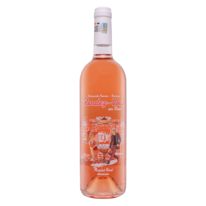 Vin DFR Rendez Vous Roze Merlot Demisec 0,75 L - Vin Rose, Demisec, soi Merlot - Dealu Mare - Crama Noastra