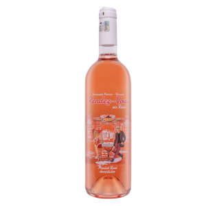 Vin DFR Rendez Vous Roze Merlot Demidulce 0,75 L - Vin Rose, Demidulce, soi Merlot - Dealu Mare - Crama Noastra