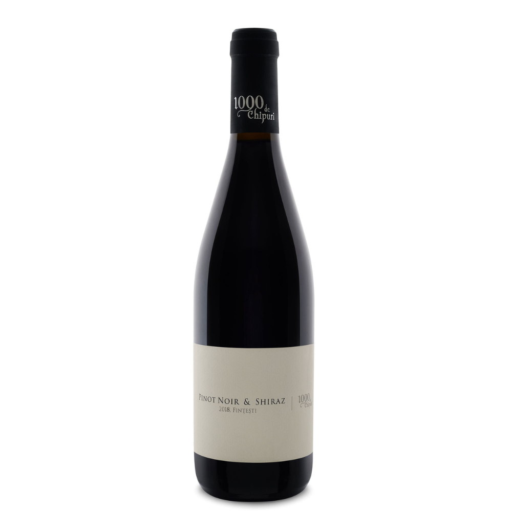 Vin 1000 de Chipuri Pinot Noir & Shiraz 0.75L - Vin Roșu, Sec, soi Pinot Noir, Syrah, România - Dealu Mare - Crama Noastra