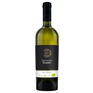Vin Domeniul Bogdan Alb 0.75l - Vin Alb, Demisec, soi Muscat Ottonel, Riesling de Rhin, România - Murfatlar - Crama Noastra