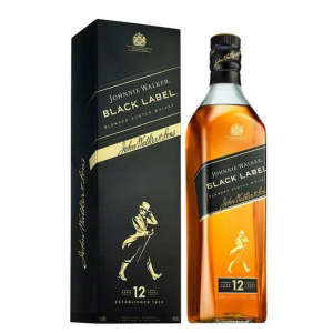 Johnnie Walker Black Label Blended Scoth Whisky 1L