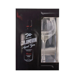 Dictador Colombian Aged Gin Treasure + Pahar 0.7L